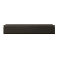 TV-LOWBOARD Bemmi Schwarz 175 cm - Schwarz, Holzwerkstoff (175/28.4/31.8cm) - Selsey