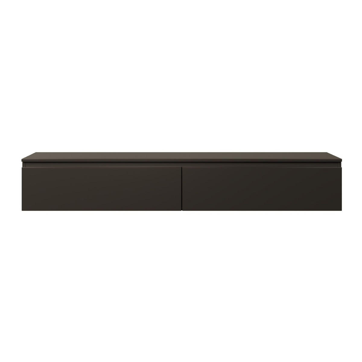 TV-LOWBOARD Bemmi Schwarz 175 cm - Schwarz, Holzwerkstoff (175/28.4/31.8cm) - Selsey