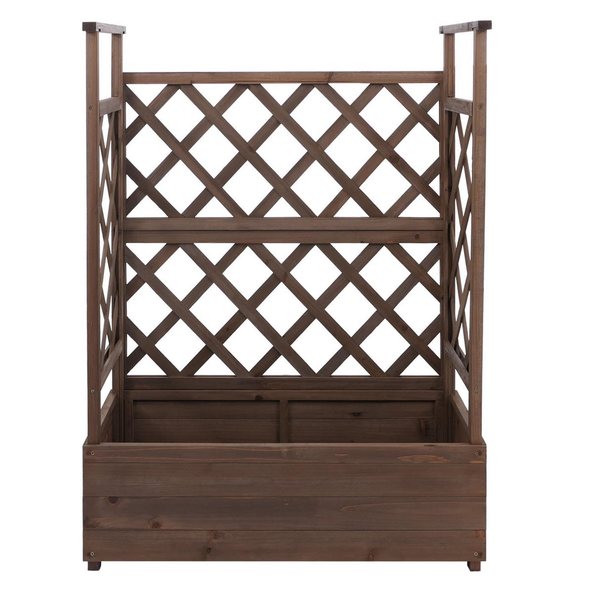 HOCHBEET 114x85x44cm Braun - Braun, Holz (85/114/44cm) - PROREGAL