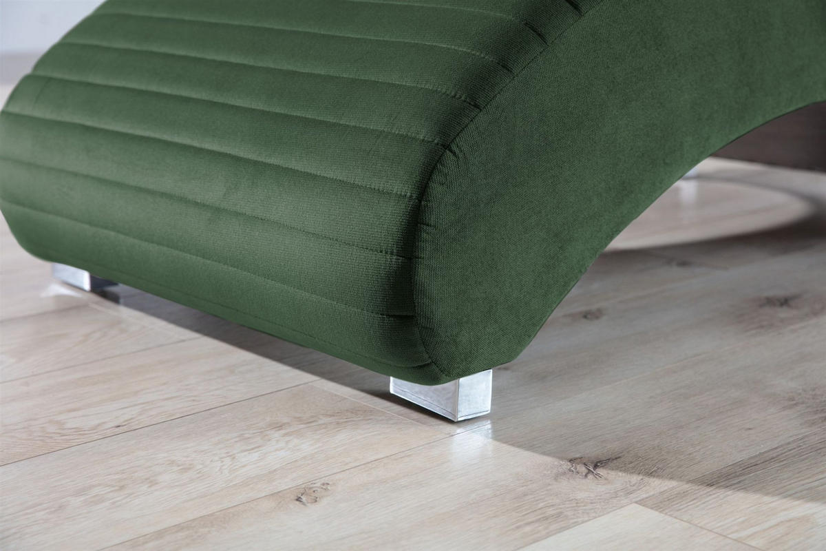 RELAXLIEGE Abramo In Kronos - Grün, Holzwerkstoff/Textil (73/80/170cm) - Fun Möbel