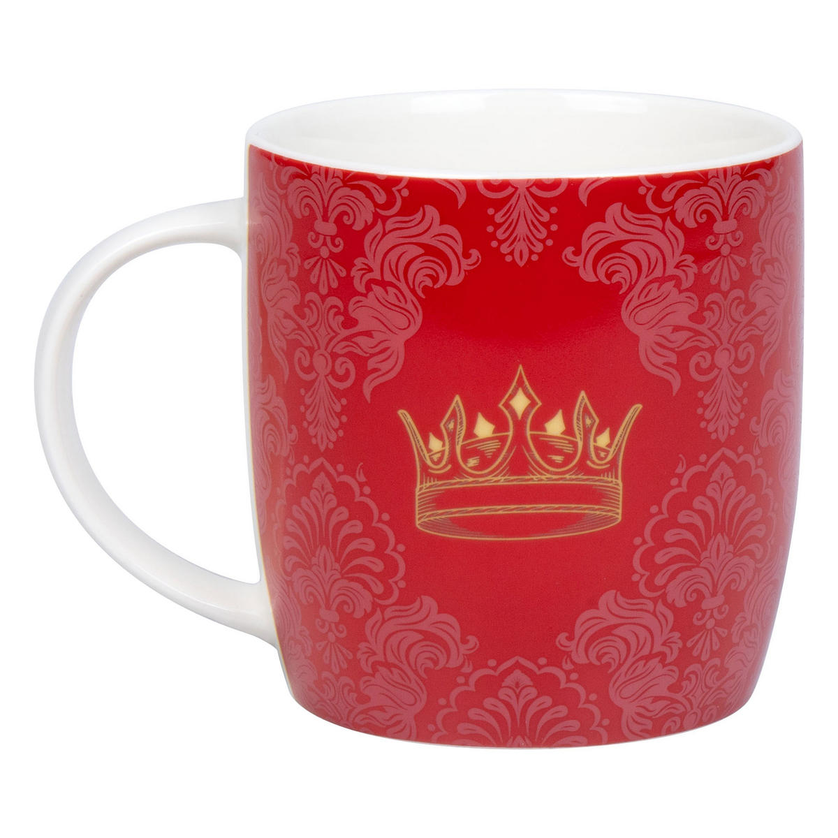 KAFFEEBECHER Royal Family Queen of Hearts - Naturfarben, Keramik (0.4L) - Könitz