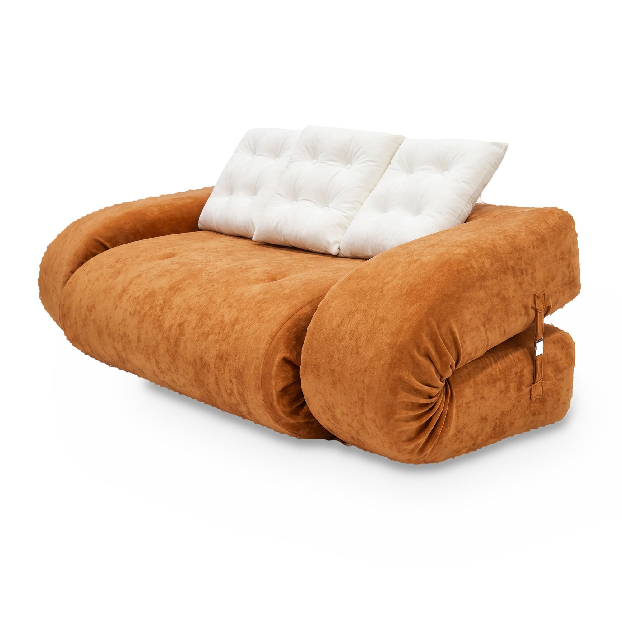 Coco Living Schlafsofa Orange 160x60x120 cm