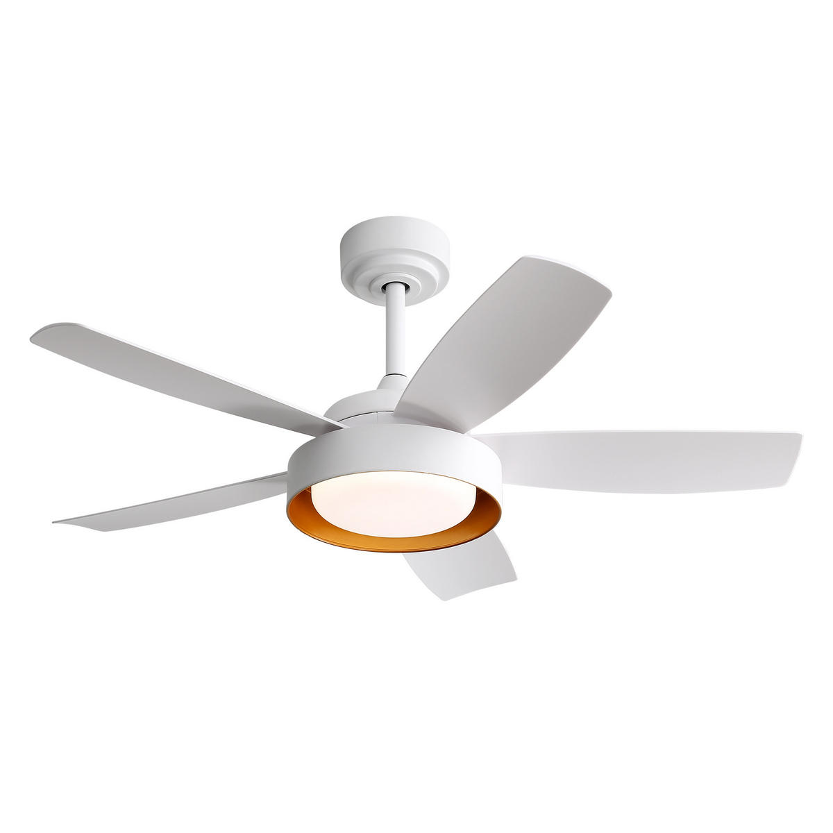 DECKENVENTILATOR DE-16285 42 Zoll mit 22W LED & Fernbedienung Weiß - Weiß, Kunststoff (106.6/106.6/35.5cm) - ComfortXL