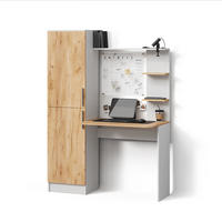 SCHREIBTISCH Rina Weiß/Goldkraft Eiche 122.9 x 168 cm - Honigeiche/Weiß, Holzwerkstoff (52/122.9/168cm) - Livinity®