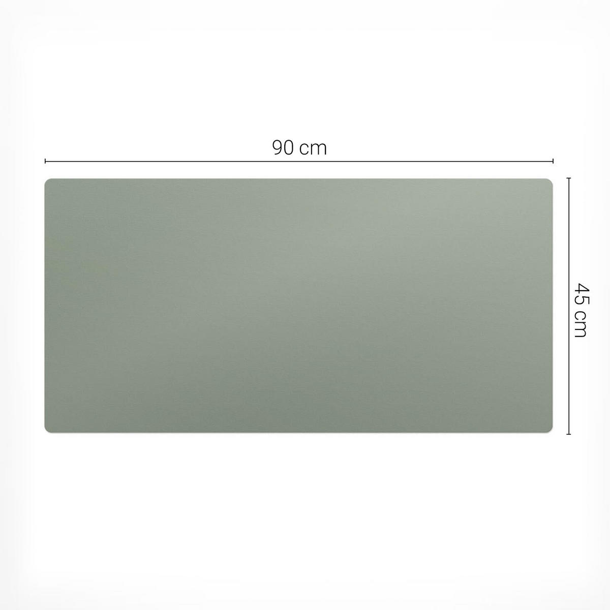 SCHREIBTISCHUNTERLAGE 90x45 cm Light green - Hellgrün, Kunststoff (1.6/90/45cm) - Wallfluent