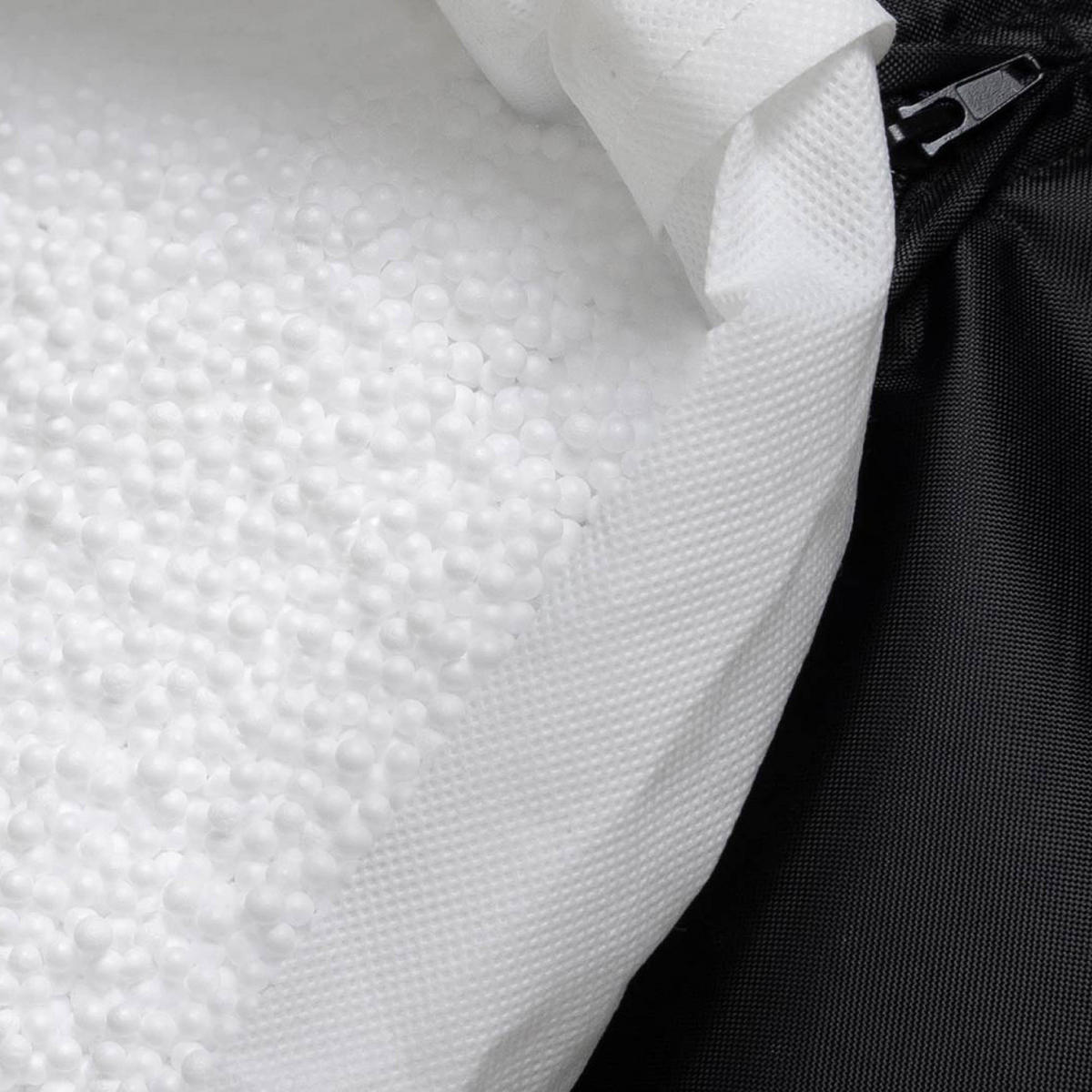 SITZSACK Chenille-Sessel icon Natalia und Fußhocker-Sitzsack Milano im 2-teiligen Set, salbeigrün - Salbeigrün, Kunststoff/Textil (100/80/88cm) - icon