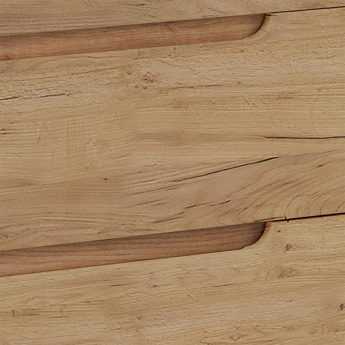 WASCHBECKENSCHRANK Luton-56 - Braun, Holzwerkstoff (81/76/46cm) - Lomado