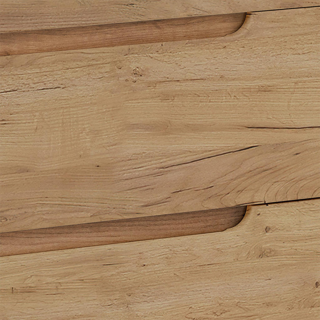 Thumbnail - Lomado Badmöbel-Set, Braun, Holzwerkstoff, 130x200x46 cm, Badezimmer, Badmöbelsets & Badmöbelserien, Badmöbel-Sets