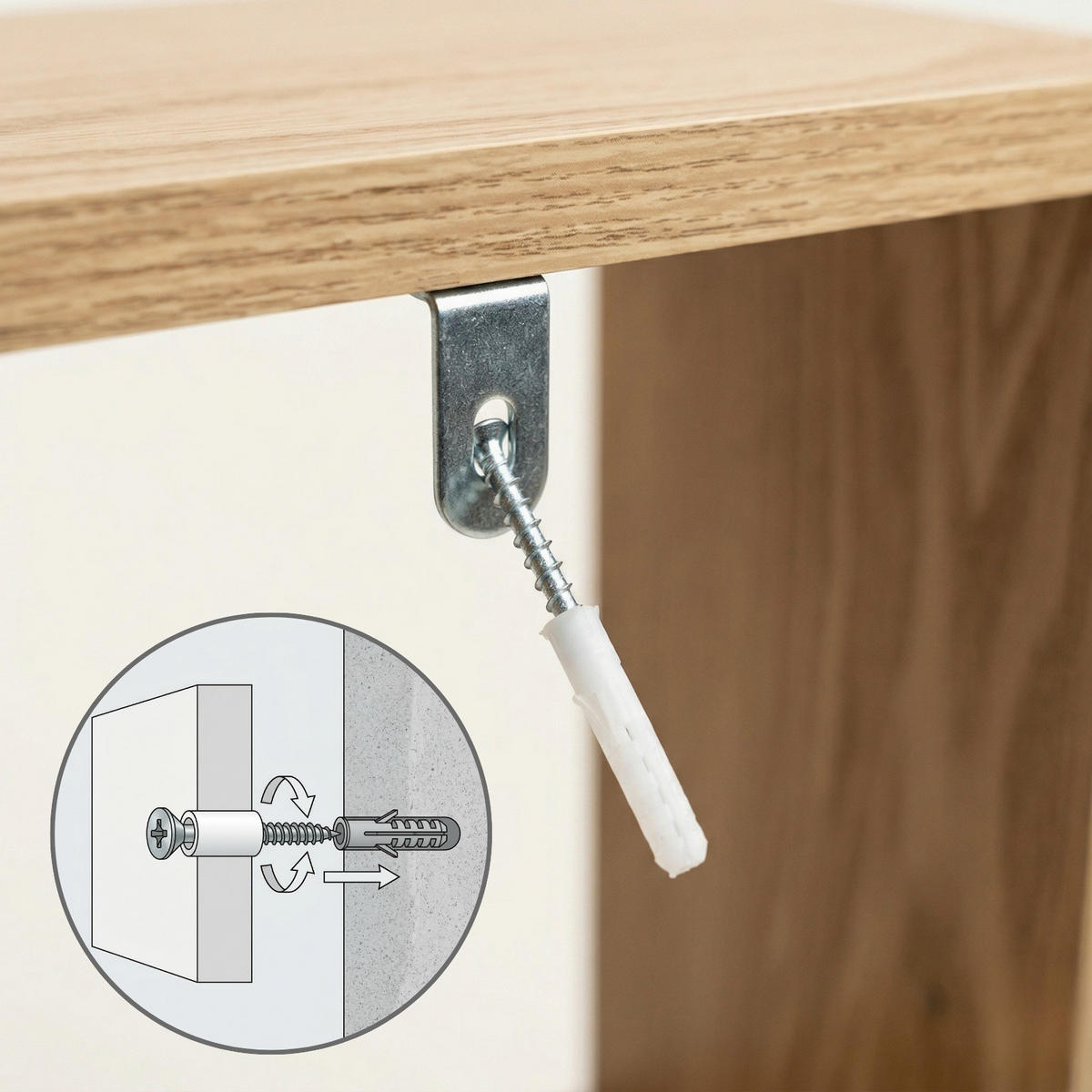 WANDREGAL Talo 100/60/16 cm - Braun, Holzwerkstoff (100/60/16cm) - EDAXO