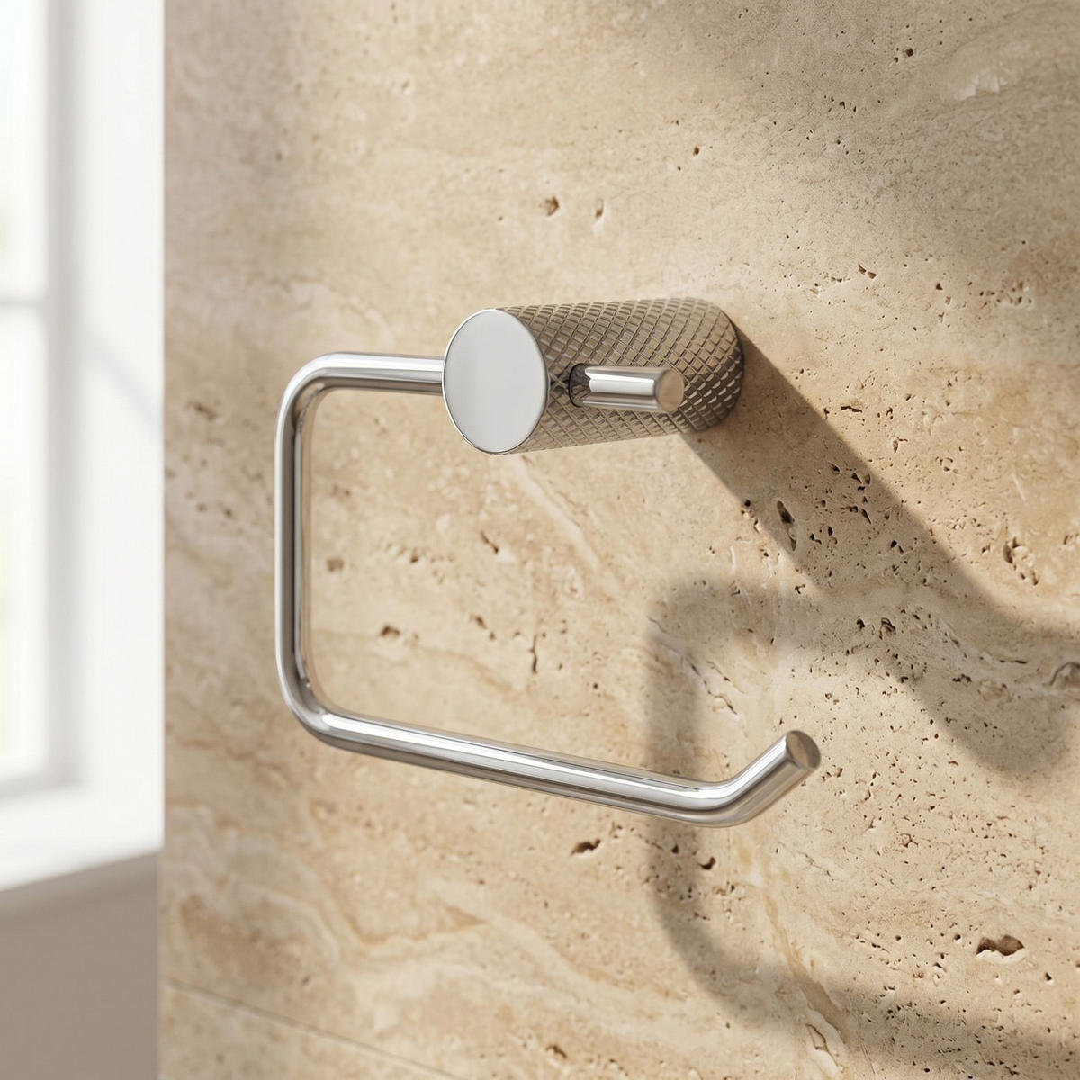 HALTER Für Toilettenpapier Rea A62309 Otto Chrome - Chromfarben, Metall (14/9.5/7cm) - REA
