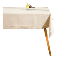 TISCHDECKE Tideno - Beige, Textil (220/150/1cm) - home&you