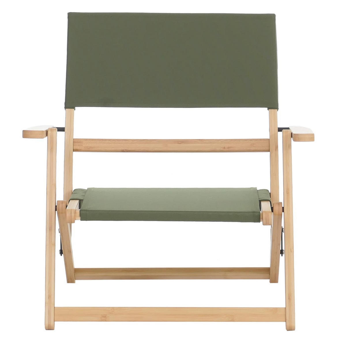 BAMBUS CAMPINGSTUHL Grün - Grün, Textil (61/64/42cm) - MCW