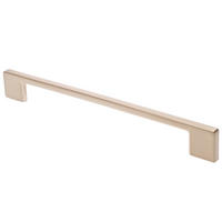 MÖBELGRIFF BA 256mm, Küchengriff Goldfarbig matt, Türgriff Easy - Goldfarben, Metall (0.8/2.8/29cm)