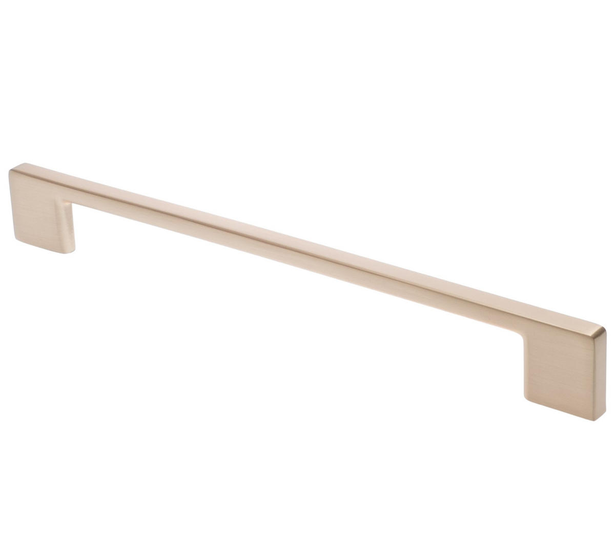 MÖBELGRIFF BA 256mm, Küchengriff Goldfarbig matt, Türgriff Easy - Goldfarben, Metall (0.8/2.8/29cm)