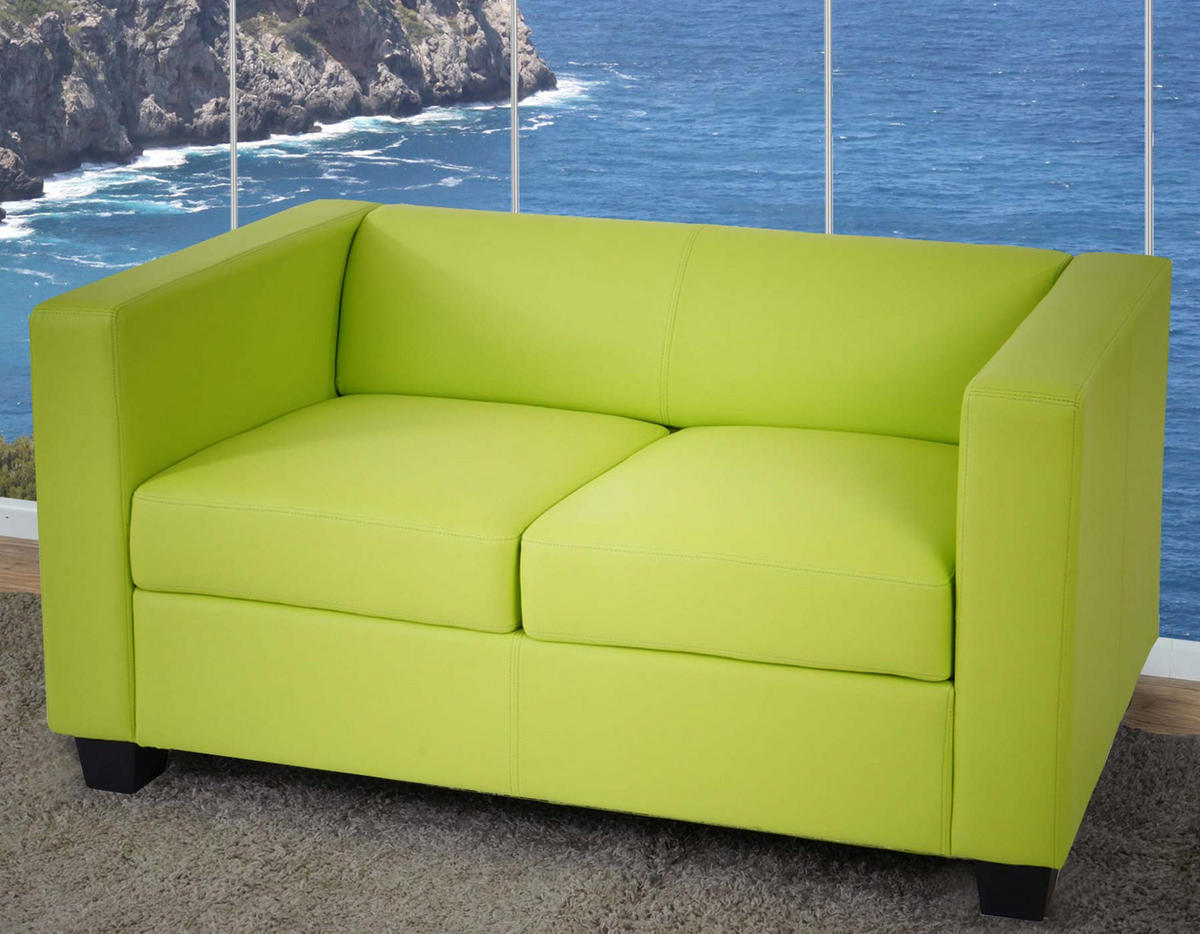 2-SITZER-SOFA Hellgrün - Hellgrün, Textil (137/70/75cm) - MCW