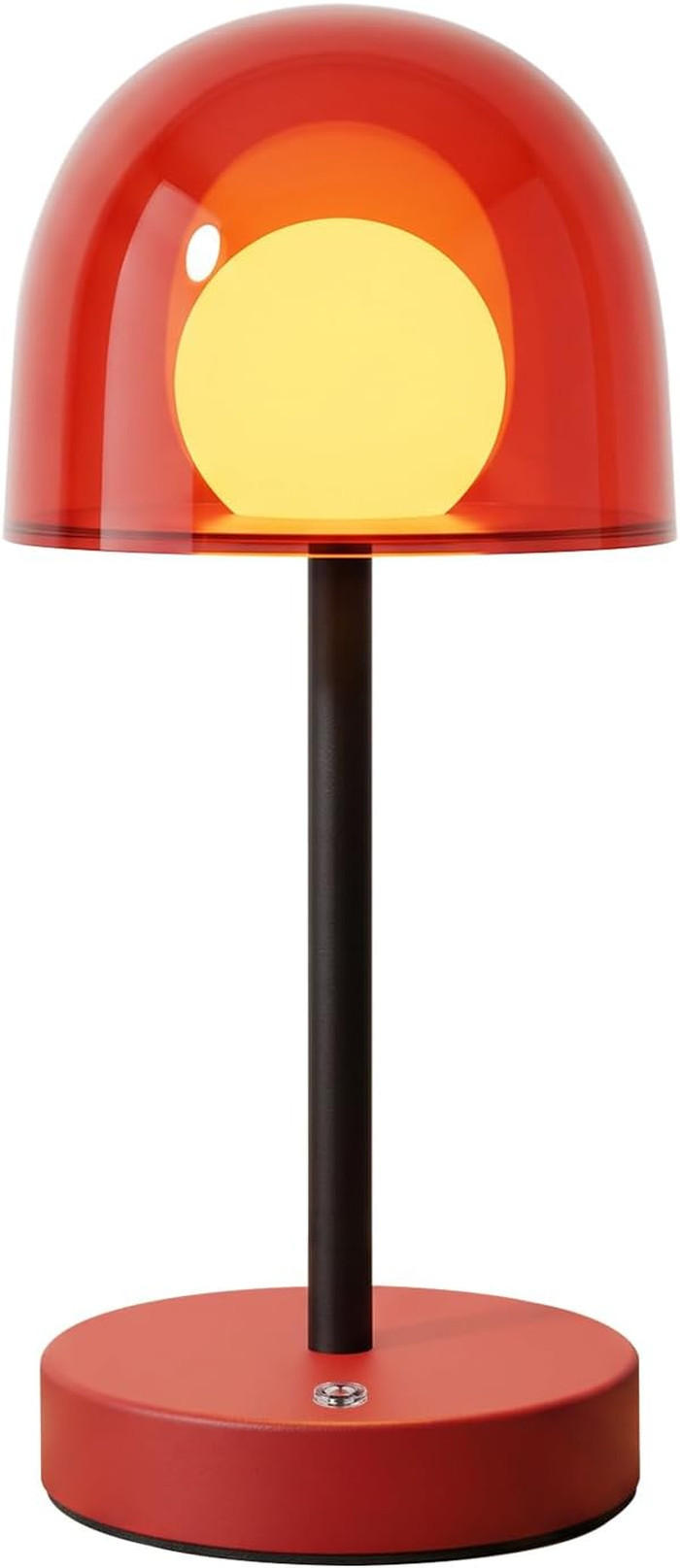 LED Schreibtischlampe 12/12/27cm - Rot, Metall (12/12/27cm) - Nettlife