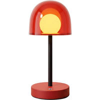 LED Schreibtischlampe 12/12/27cm - Rot, Metall (12/12/27cm) - Nettlife