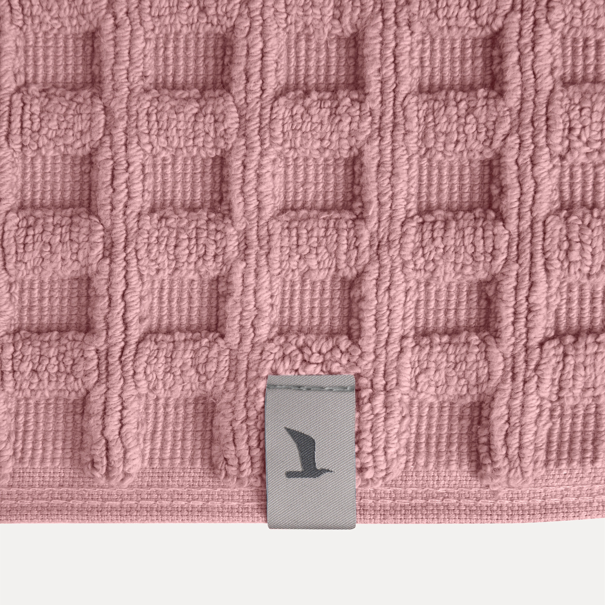 BADTEPPICH PIQUÉE 60X130 CM - Rosa, Textil (60/130cm) - MÖVE