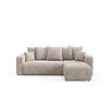 ECKSOFA mit Schlaffunktion Beige - Beige, Textil (247/145cm) - Furnisell