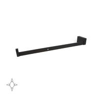 GARDEROBENSTANGE mit LED-Licht Castor, mit abnehmbarer Batterie und Bewegungssensor, L558mm, Kunststoff und Aluminium, Mokka metallic - Mokka, Kunststoff (7/4/68cm) - EMUCA