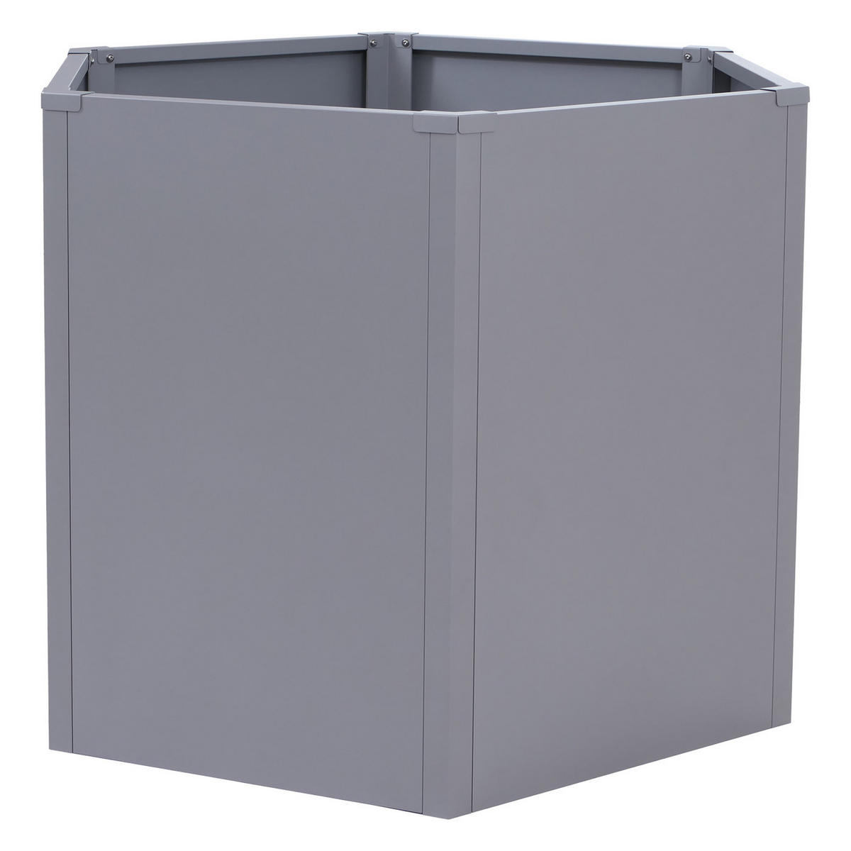 VYSOKÝ ZÁHON 3KS Šedá 3ks sada - šedá, kov (264/77/100cm) - MCW