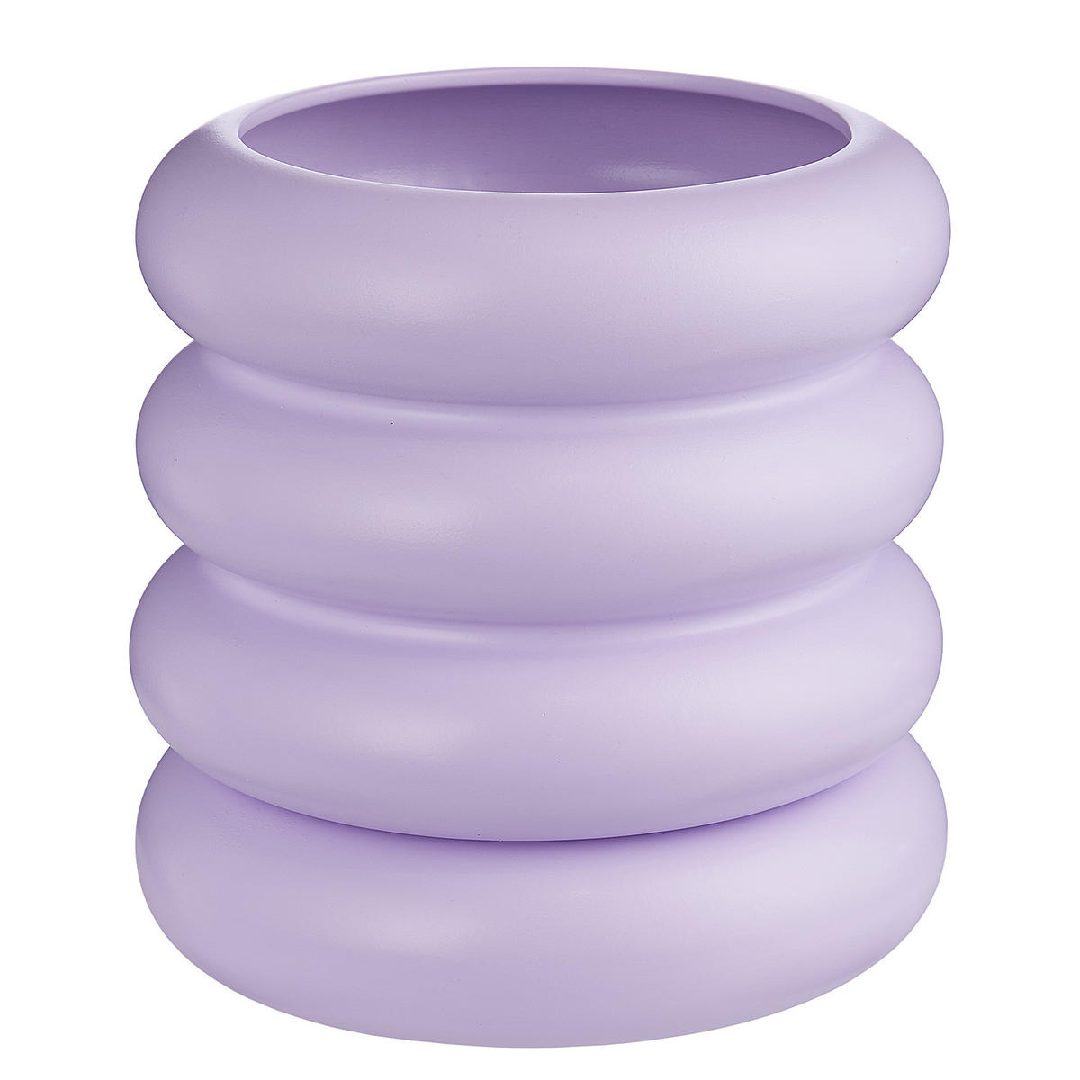 BLUMENÜBERTOPF Hoop - Violett, Keramik (21cm) - Butlers