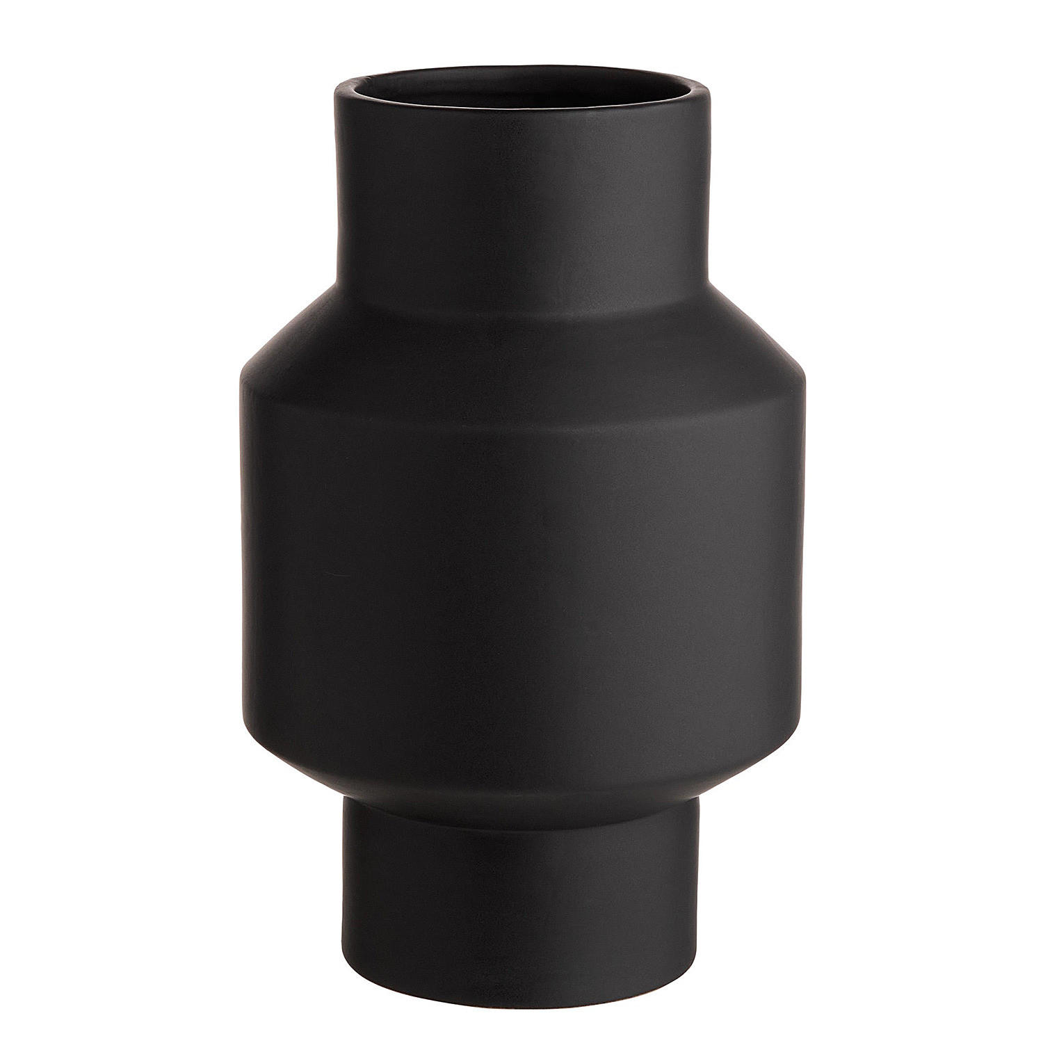 VASE Runa - Schwarz, Keramik (26cm) - BUTLERS