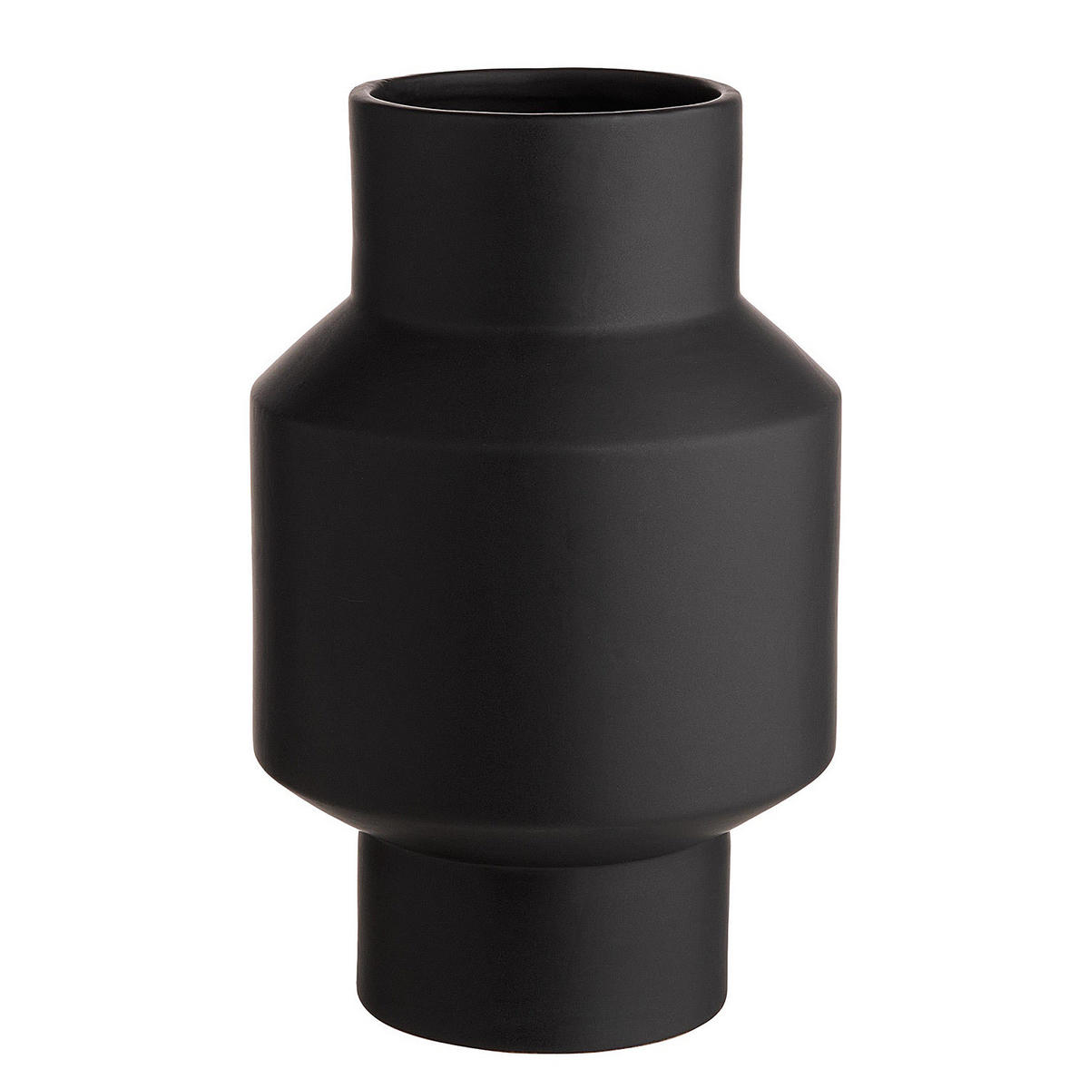 VASE Runa - Schwarz, Keramik (26cm) - BUTLERS