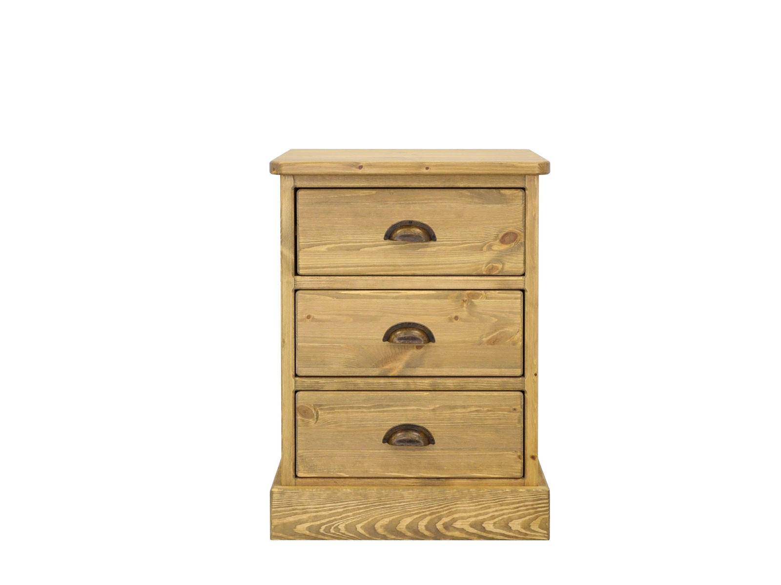 NACHTTISCH aus Massivholz Dakota - Hellbraun, Holz (50/69/40cm) - Seart