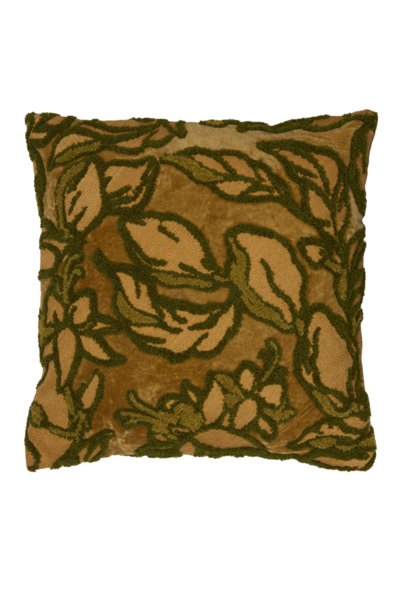 DEKOKISSEN Cavazzo Grün 45/45/10 cm - Grün, Textil (45/45cm) - Light & Living