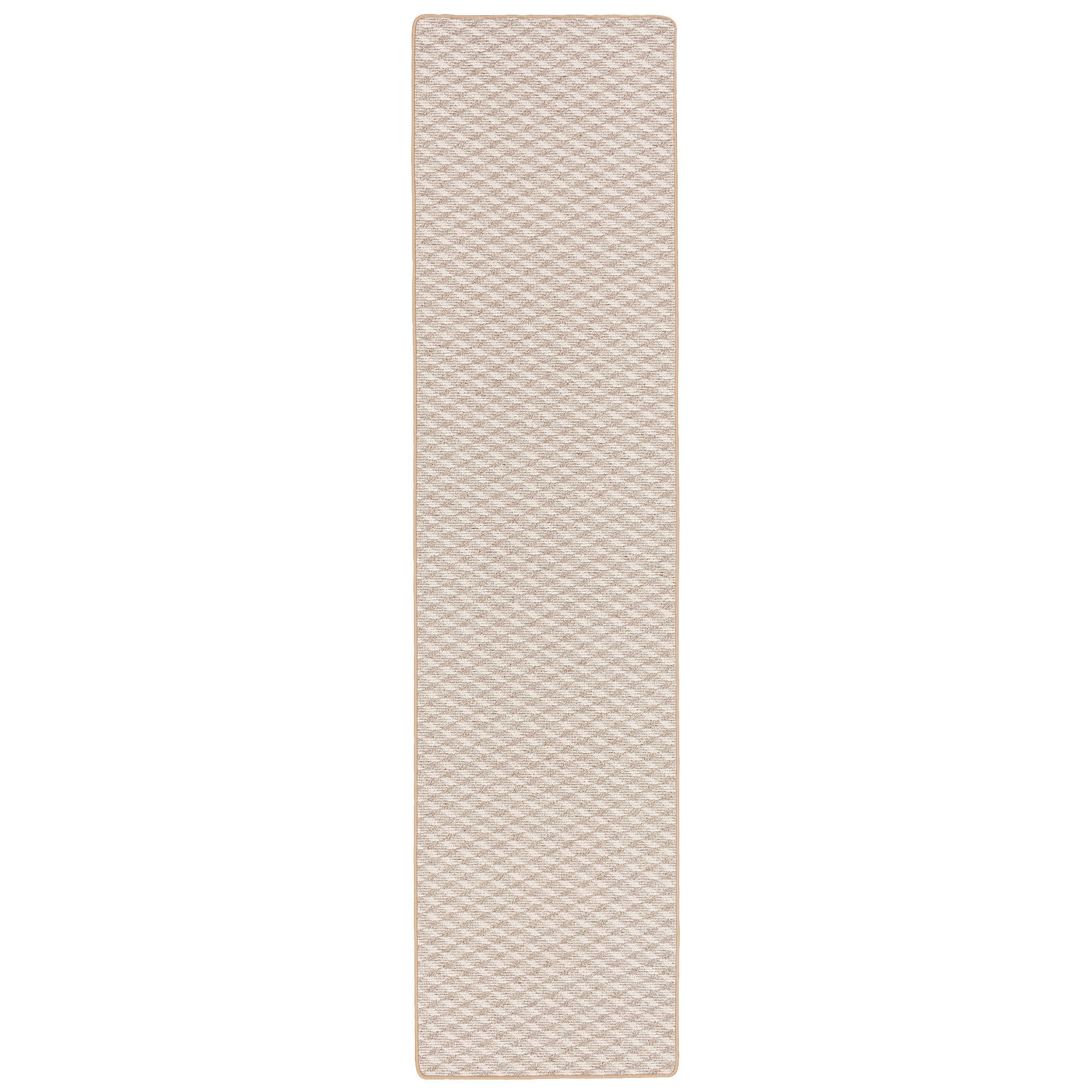 SCHLINGEN LÄUFER MODERN DIAMOND - Sandfarben, Textil (100/100cm) - Snapstyle