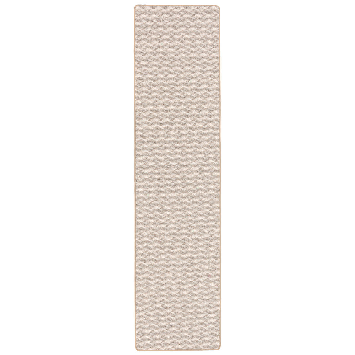 SCHLINGEN LÄUFER MODERN DIAMOND - Sandfarben, Textil (100/100cm) - Snapstyle