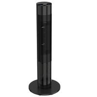STANDHEIZER ABS Keramik Schwarz - Schwarz, Kunststoff (30.5/86/30.5cm) - HOMCOM