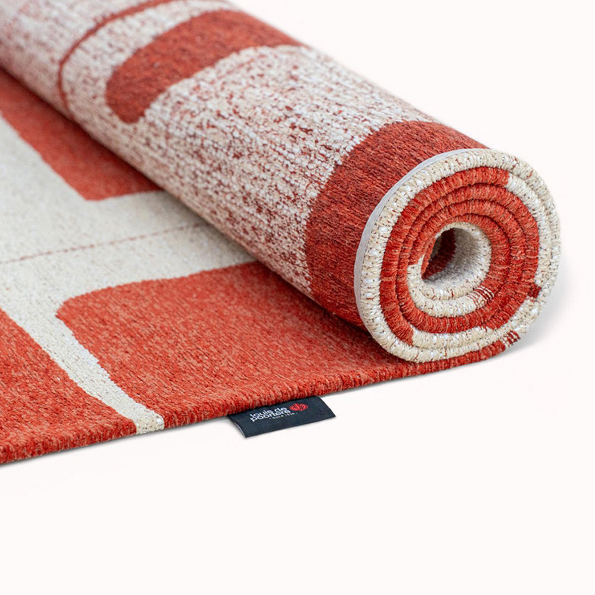 TEPPICH Rust Craft Papercut 240/340 cm - Rot, Kunststoff/Textil (240/340cm) - Louis De Poortere