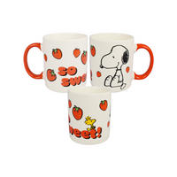 KAFFEEBECHER The Peanuts Snoopy So sweet! Weiß/Rot 320 ml - Multicolor, Keramik (0.32L) - United Labels