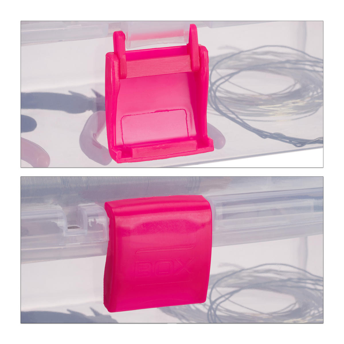 AUFBEWAHRUNGSBOX - Transparent, Kunststoff (33/14/19.5cm) - Relaxdays