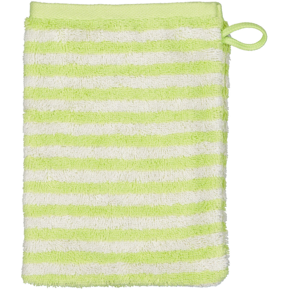 WASCHLAPPEN CAMPUS RINGEL 955 PISTAZIE - 44 - Grün, Textil (16/22cm) - Cawoe