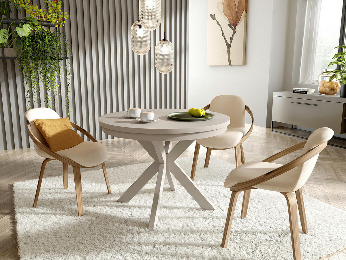 ESSTISCH 100-180 BELLAMI Eiche craft - Eiche Artisan, Holzwerkstoff (100/100/75cm) - Compleo24