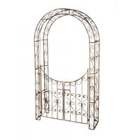 ROSENBOGEN Metall Antik Braun - Braun, Metall (135/245/41.5cm) - CLP