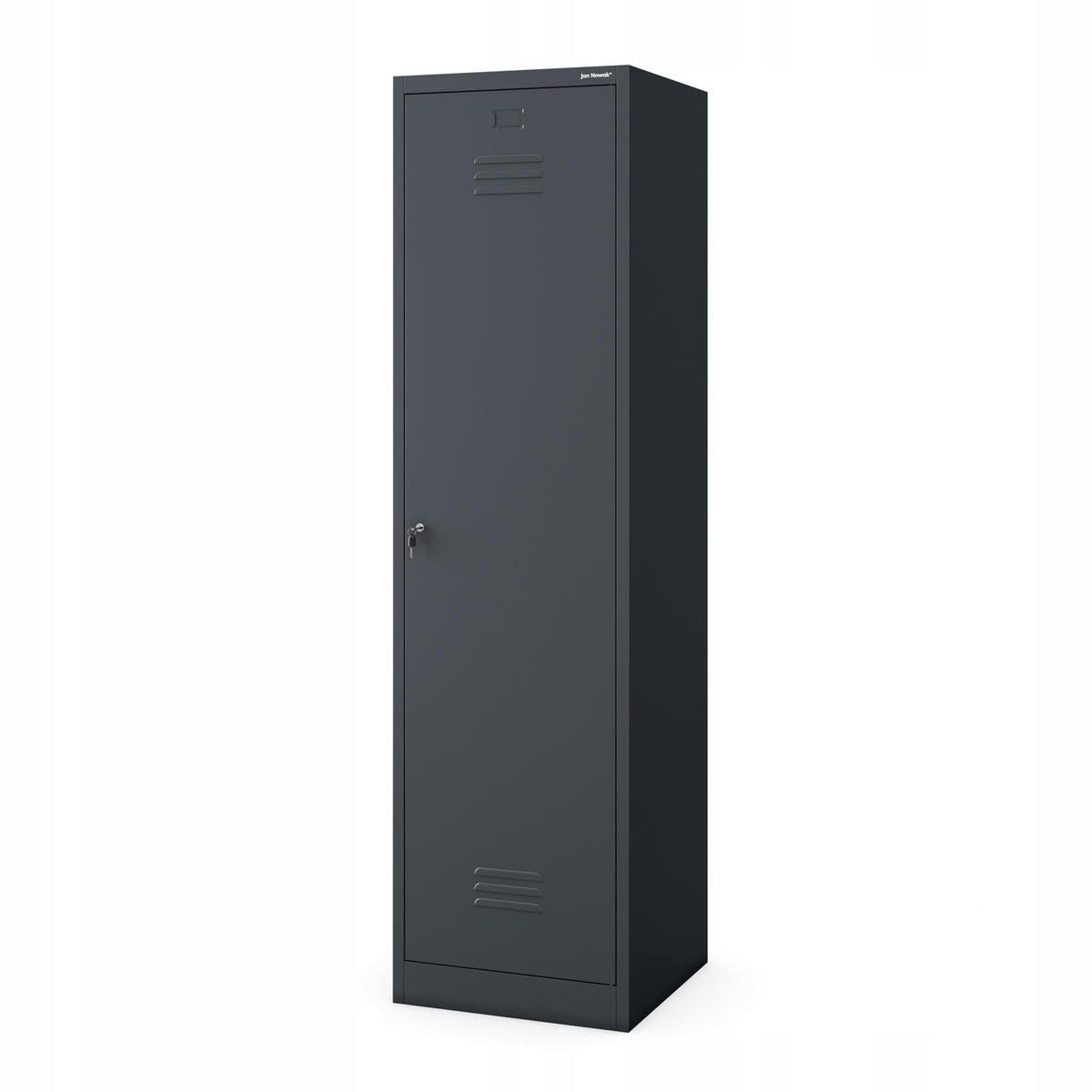 BESENSCHRANK Haushaltsschrank AGNES 185x50x50 cm - Anthrazit, Metall (50/185/50cm) - Jan Nowak