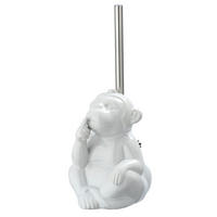 BÜRSTE Quiet Monkey 14,5/14/20 cm - Weiß, Keramik (14/20/14.5cm) - Wenko