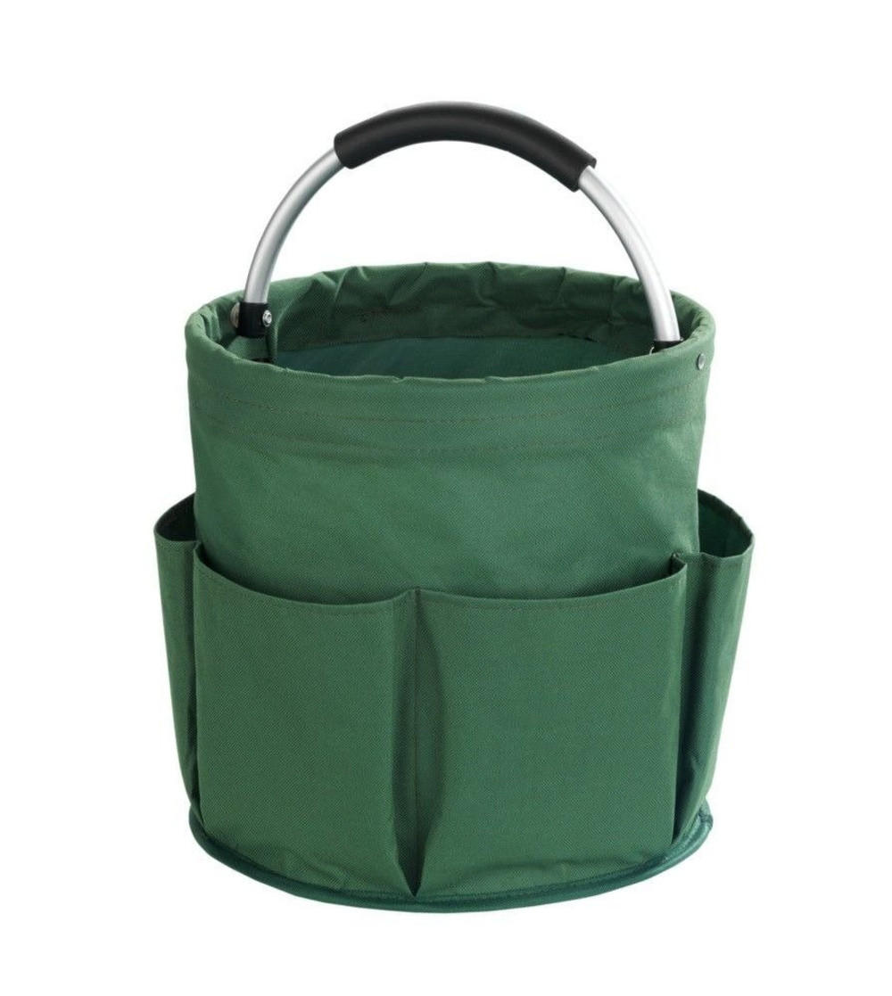 GARTENWERKZEUGTASCHE Caddy grün - Grün, Textil (28/26.5/28cm)