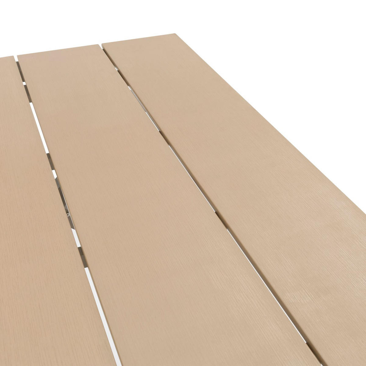 GARTENTISCH ISOLA natur - Hellbraun, Metall (89/150/76cm) - IDIMEX