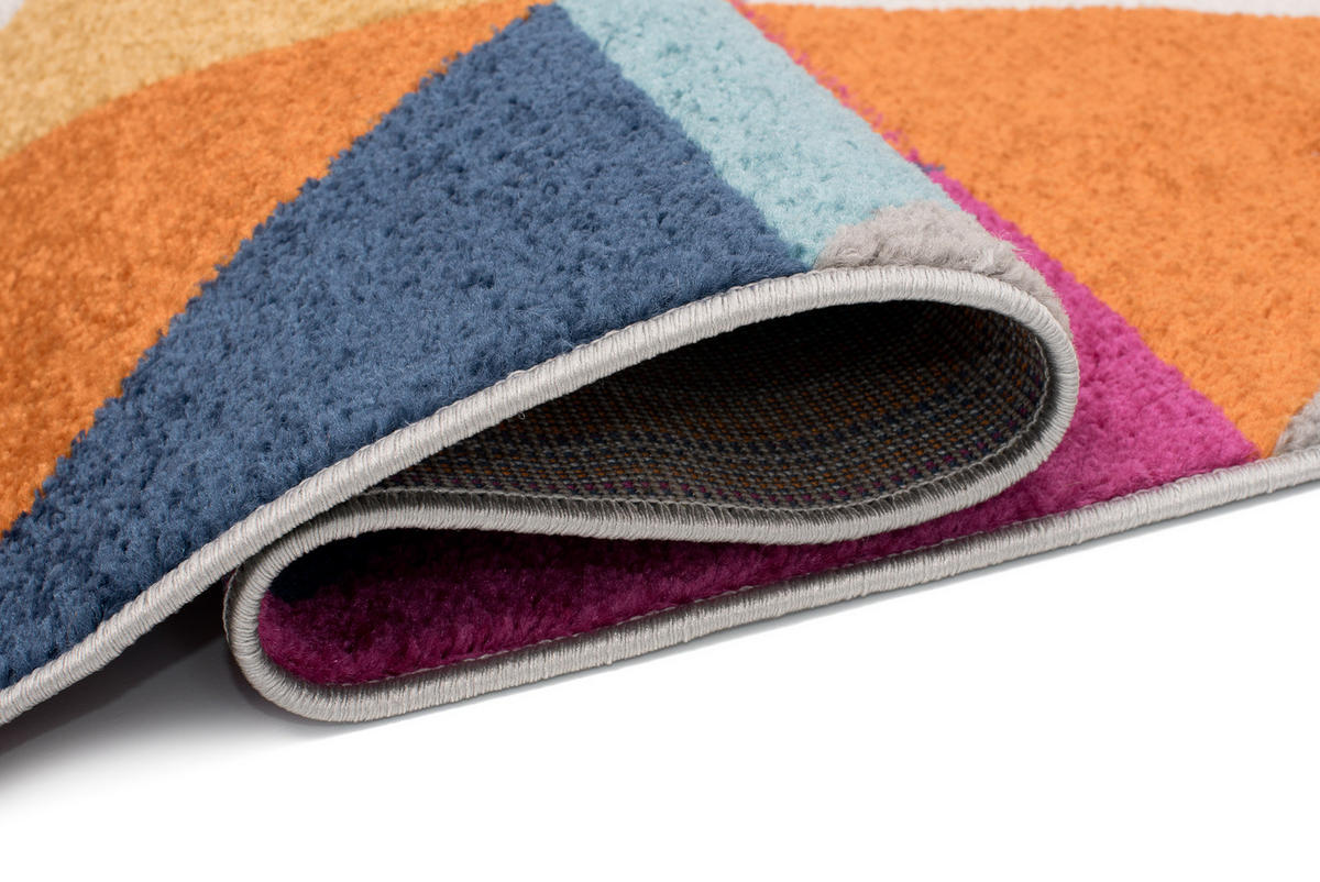 TEPPICH LAZUR Weiß 200/290 cm - Rostfarben/Multicolor, Kunststoff (200/290cm) - Tapiso