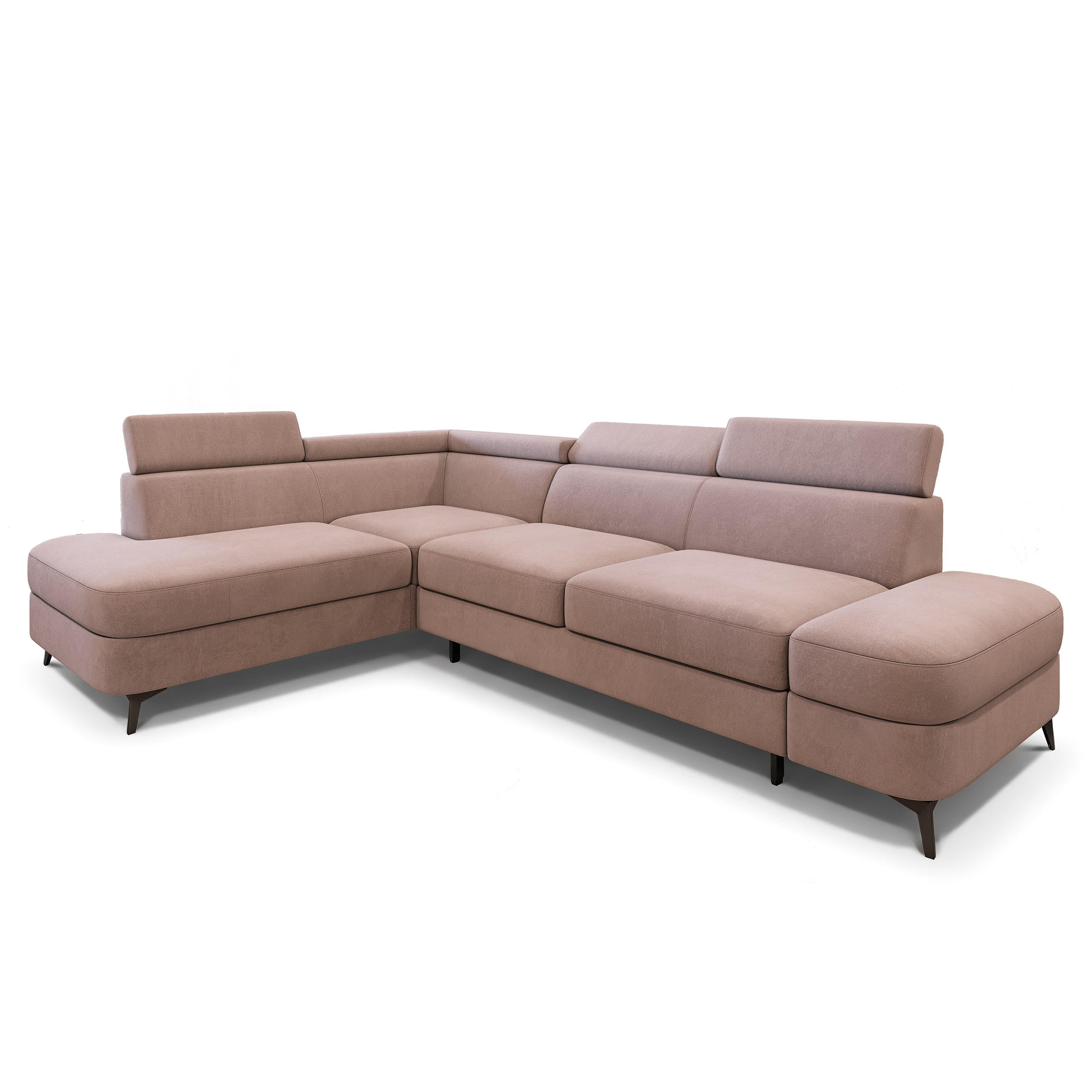 Masseno Ecksofa Rosa 268x195 cm