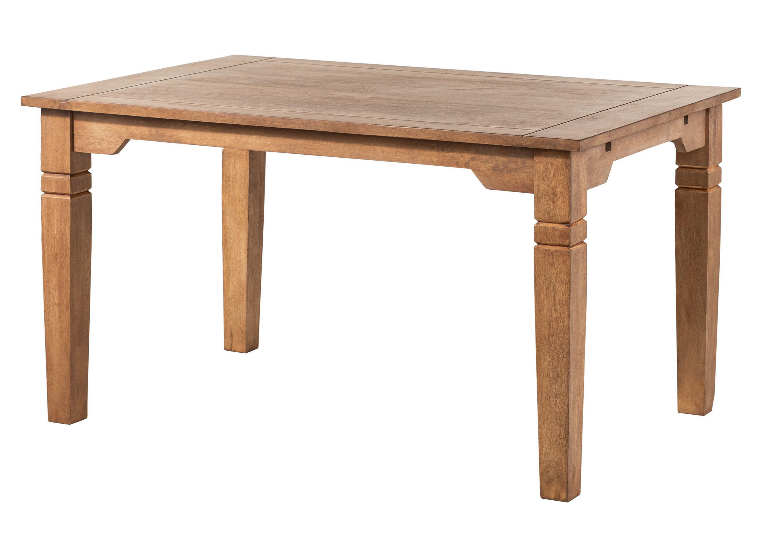 ESSTISCH verlängerbar Mango 140-220x90x76 beige geölt TOULOUSE #14 - Beige, Holz (90/140/76cm) - Massivmoebel24