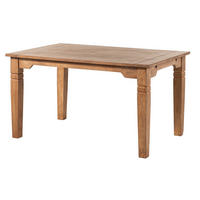 ESSTISCH verlängerbar Mango 140-220x90x76 beige geölt TOULOUSE #14 - Beige, Holz (90/140/76cm) - Massivmoebel24