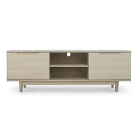 TV-ELEMENT Eiche bianco - Eiche Bianco/Eichefarben, Holz/Holzwerkstoff (160/53/45cm) - Furnhouse