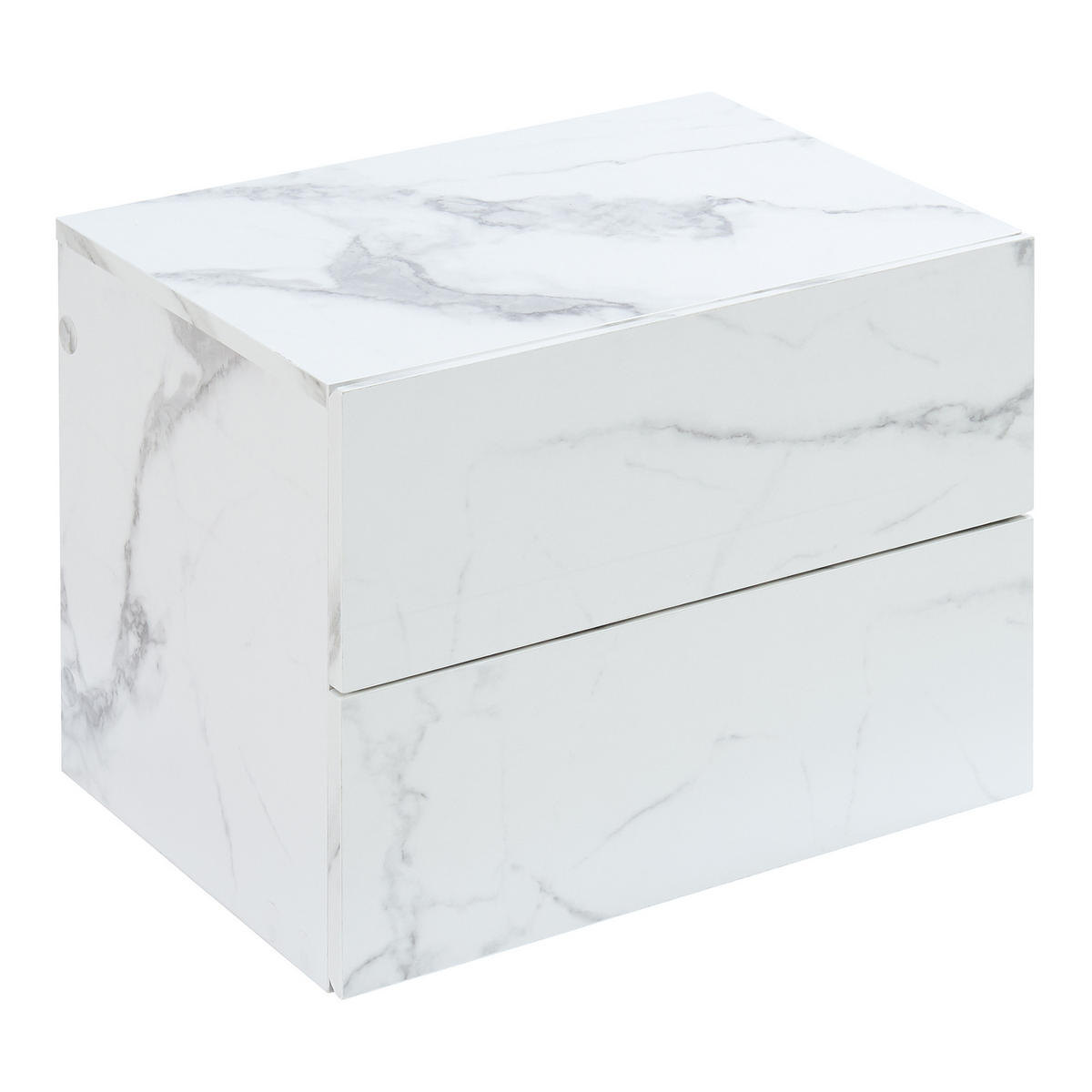 WANDREGAL Ampfing - Weiß, Holzwerkstoff (40/30/29cm) - [en.casa]