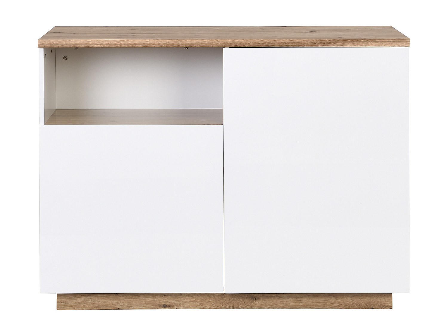 KÜCHENINSEL - 4 Personen - Holz, Platte - Naturfarben Hell, Weiß - - Naturfarben/Weiß, Holz (120/90/60cm) - Vente-Unique